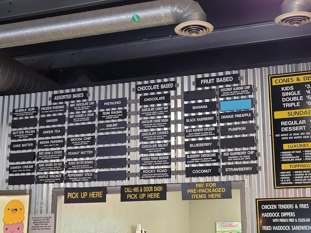 Shain's of Maine Menu